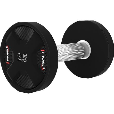 Mancuerna de poliuretano de 2,5 kg para entrenamiento de fuerza