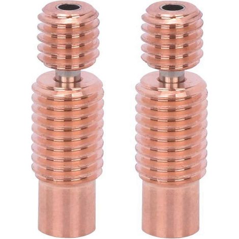 2 Stück Bimetall-Heatbreak für E3D V6 HOTEND Heizblock für Prusa I3 MK3 Break 1,75 mm (Gewinde)()