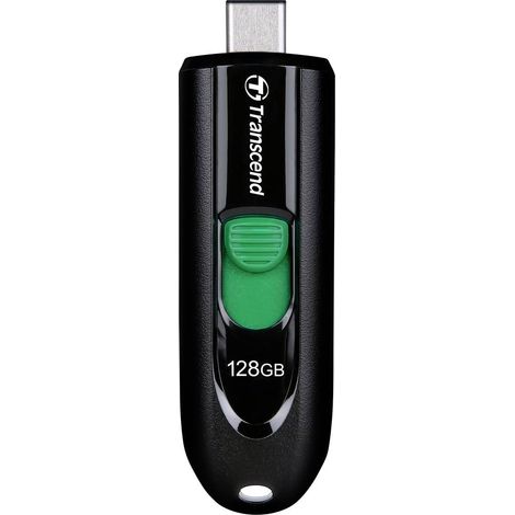 Transcend JetFlash 790C lecteur USB flash 128 Go USB Type-C 3.2 Gen 1 (3.1 Gen 1) Noir (1/4)