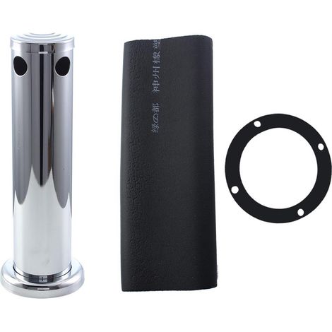 Outil de distribution de tour de Kegerator de bière pression réglable en acier inoxydable de 3 "(Double robinet) (1/5)