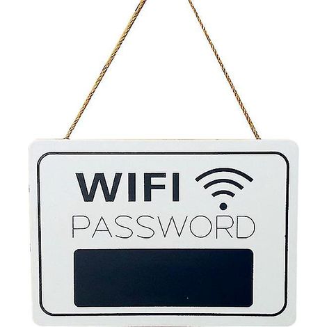 1 Stück WLAN-Passwort-Schild