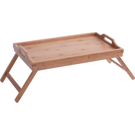 Vassoio da Letto in Bamboo 50x30x21cm