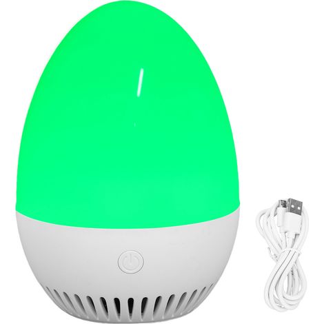 Tuya Misuratore di qualità dell'aria interna per la casa, rilevatore intelligente di CO2, temperatura e umidità, Wi-Fi, mini display a forma di uovo, 3 colori. (1/5)