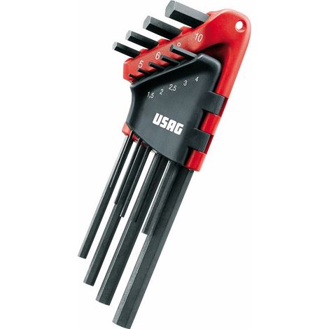Usag U02800057 Serie 9 Lange Sechskantschlüssel 280 L/S9