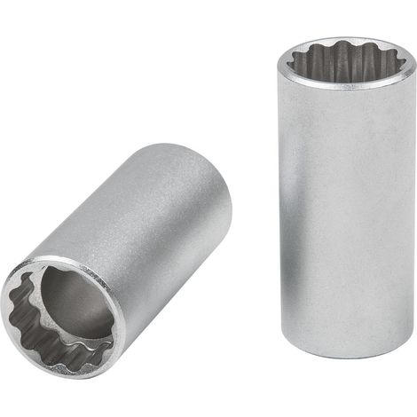 1/2" Douille 12 pans, 16,0 mm, longue