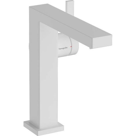 Hansgrohe Tecturis E - Miscelatore da lavabo, CoolStart, EcoSmart, bianco opaco 73041700 (1/4)
