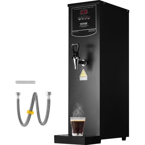 Distributeur d'Eau Chaude Électrique, Fontaine à Eau Chaude sur Réseau 20 L avec Débit 50 L/h, pour Café Thé Restauration Bureau, Bouilloire Électrique Commerciale Chauffe Rapide par Paliers (1/5)