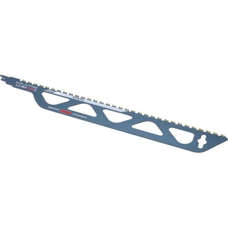 Lame scie sauteuse carbure outil coupe maconnerie bois plastique ciment renovation demolition bleu (1/5)