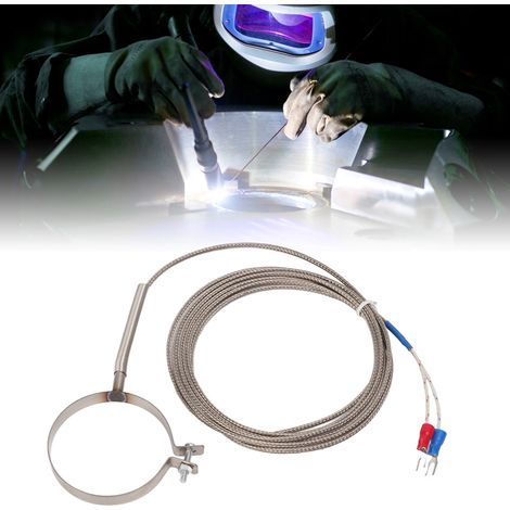 BERM/Belmei Ringthermoelement zur Temperaturmessung, leitfähiger Draht, Spritzgießmaschine, Zylindermaterial, Thermoelementdurchmesser: 50 mm, 2 m (1/5)