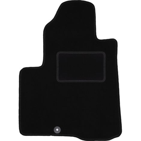 Fahrermatte aus Velours für: Hyundai SantaFe II SUV (2006–2012), schwarz