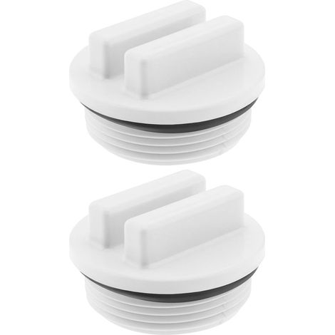 2 Pièces 1,5 Pouces Bouchon de Vidange de Filtre de Piscine Bouchon de Retour d'hiver Bouchon de Buse de Piscine avec Joint Torique pour Arrêter Les Problèmes de Fuite et de débordement (1/5)