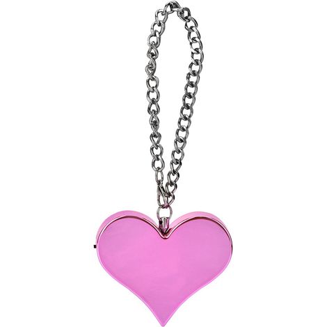 Ortviai Alarme de Sécurité Personnelle en Forme de Cœur, 130 dB, Rose, avec Chaîne Métallique – Idéal pour Femme et Extérieur (1/3)