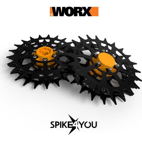 Ruote per robot tagliaerba WORX Landroid serie L, in acciaio al carbonio da 3 mm (1/5)