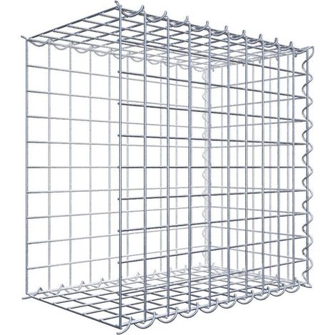 Gabiondeco - Gabion - Element de prolongation en longueur 50 cm x 50 cm x 30 cm (L x H x P). maille 5 x 5 cm. Spirale. Avert.: il manque une grille - Made in Germany (1/5)