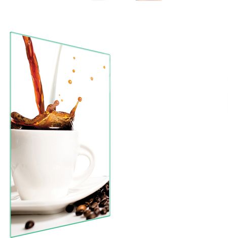 Glasschneidebrett 35x52 Kaffee