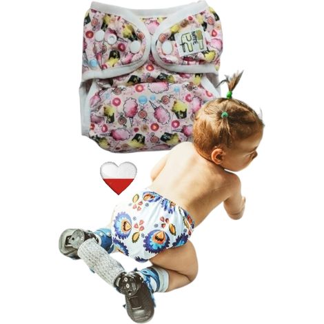 Wiederverwendbare Windel-PUL-Süßigkeitenhülle NappiMe Windeln (1/5)