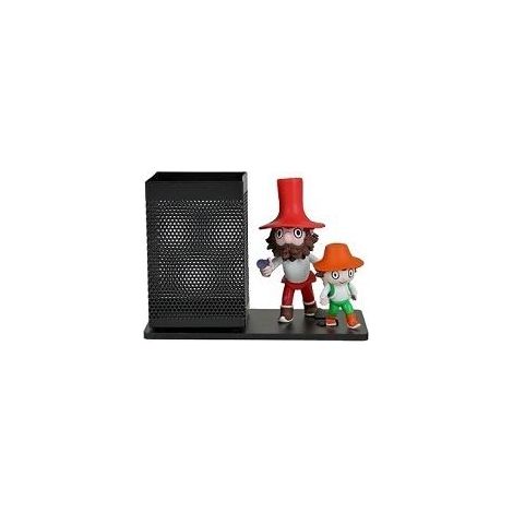 Organizzatore da scrivania con figurine: Rumcajs e Cypisek