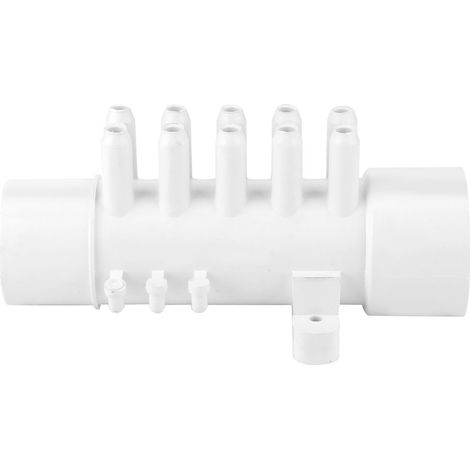 1,5 Zoll (10 mm) 10-Port-PVC-Verteiler für Poolverrohrung, Whirlpool, Badewanne, Schwimmbad und Spa-Zubehör (1/5)