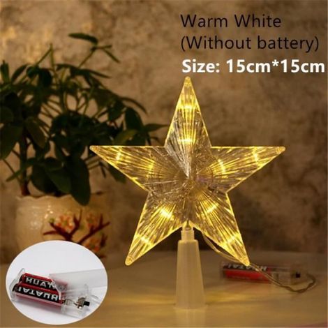Taille Boîte à batterie chaude Guirlandes lumineuses pour arbre de noël, décorations pour sapin de noël, guirlande avec batterie, (1/4)