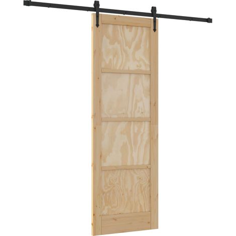 Maison Exclusive - Schiebetür ORKDAL Natur 73,5 x 211 cm Massives