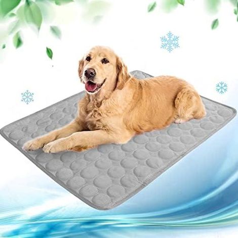 NIBESSER Kühlmatte für Hunde Selbst Kühlende Hundematte Sommer Kühlkissen hundematte für Zuhause Unterwegs oder im Auto，100cm72cm (1/5)
