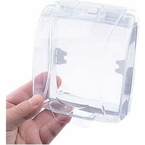 Couvercle Étanche pour Bouton de Sonnette, Housse de Protection Transparente, Protection Sonnette Exterieur Pluie