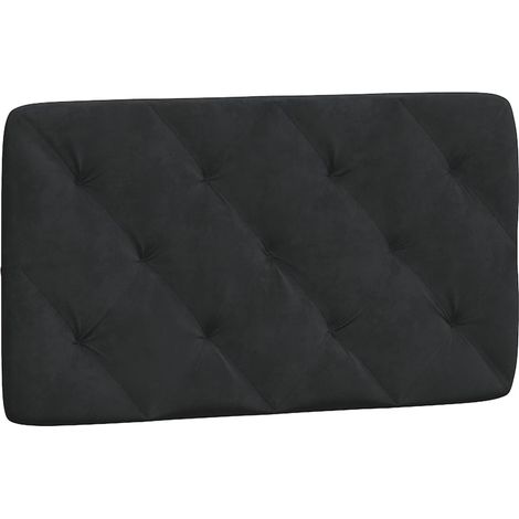 Maison Exclusive - Kopfteil-Kissen Schwarz 80 cm Samt