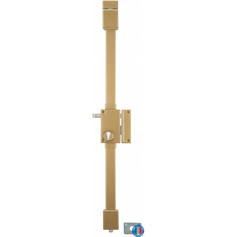 Thirard – Boîtier de serrure en applique Targa à tirage pour porte d'entrée – Acier cambré 20/10ème – Mécanisme à 5 goupilles – Installation facile