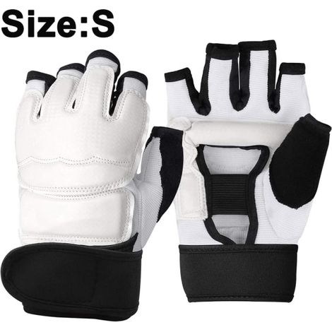 Paire de gants de boxe pour sac, Taekwondo Karate, entraînement de combat, équipement de sport, matériau durable, taille unique, lot de 2, usage intensif. (1/5)