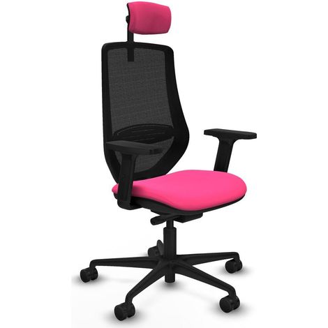 Piqueras y Crespo D036N2W Chaise de Bureau Rose