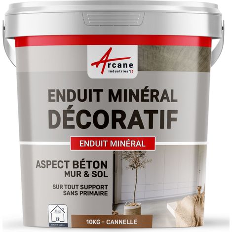 Enduit décoratif, mural et sol, rénovation, chambre, cuisine, salle de bain - 10 kg Cannelle - ARCANE INDUSTRIES