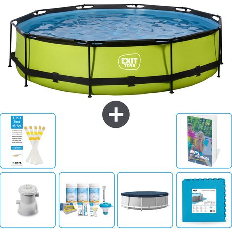 Exit Pool Rund - 360x76 cm - 7-teilig S240