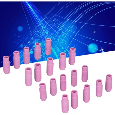 Packung mit 20 Schutzhüllen für 10N47 Keramik-WIG-Düsen, Größe 7, kompatibel mit WIG-Schweißgeräten. (1/5)