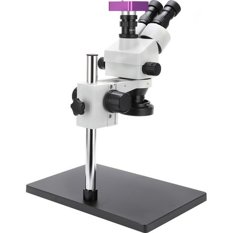 Microscope numérique USB 51 MP, grossissement 3,5x à 90x, stéréoscope, pour soudure et réparation, prise AC100-240VEU (1/5)