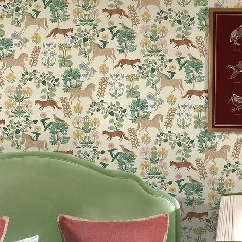 Papier peint intissé Joules Folk Forest Floral 1005 x 52cm Multicolore (1/5)