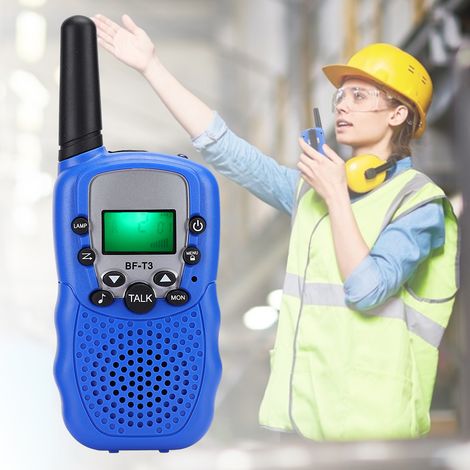 2PCS Talkie-Walkie Portable avec Lampe Torche Intégrée - Radio Bidirectionnelle Compatible Baofeng (1/5)