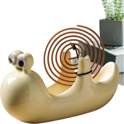 Porte - Spiral - Support Anti Escargots et Moucherons pour Jardin - Socle (1/5)