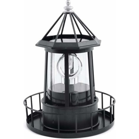 Phare solaire brillant : une lampe durable à 360 degrés qui illumine votre paradis extérieur-AquaForge (1/5)