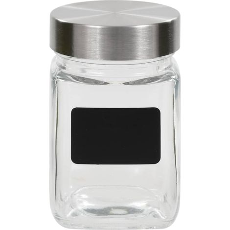 Pots de conservation avec autocollant 12 pcs 300 ml (1/4)