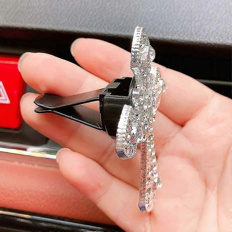 Décorations pour grilles d'aération de voiture, diffuseur d'huiles essentielles en cristal, désodorisants pour voiture (accessoires femme), accessoires auto stylés. (1/4)