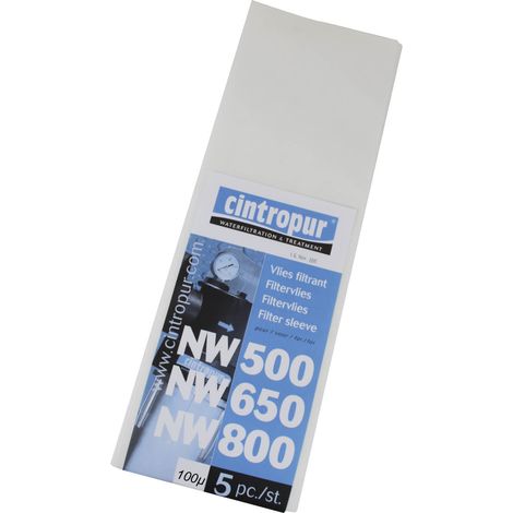Manchettes filtrantes NW500 / NW650 / NW800 & NW50 / NW62 / NW75 - 100µ pour Cintropur