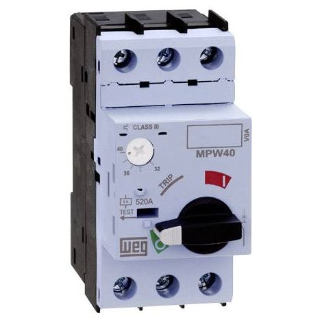 Disjoncteur de protection moteur réglable WEG MPW40-3-U004 12428112 4 A 1 pc(s) Y061941