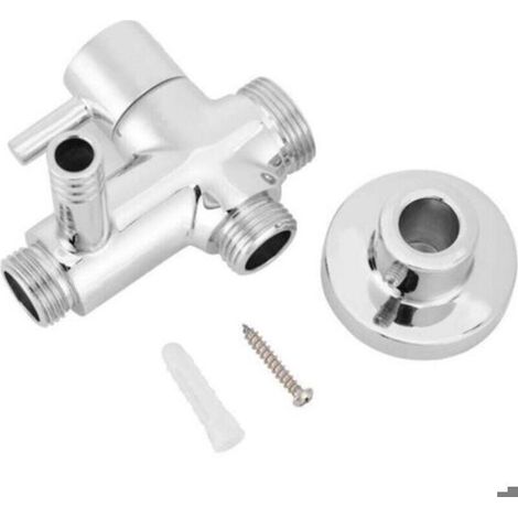 Inverseur de Douche Murale en Cuivre - Base de Fixation G1/2"tcvars[