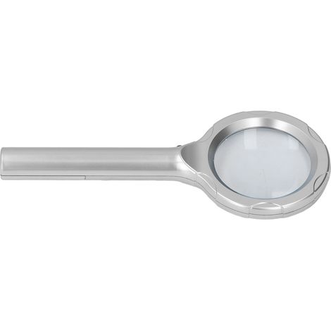 Loupe éclairée portable 4X avec 6 LED, idéale pour lecture, philatélie et observation de détails. (1/5)