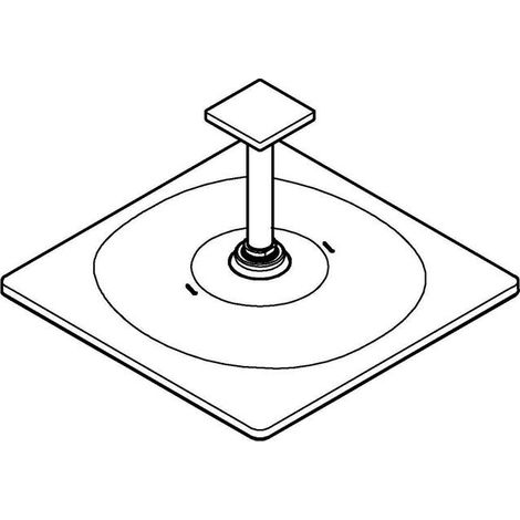 Grohe Rainshower - Kopfbrause 310 Mono Cube 9,5 l/min, Deckenauslass 14 cm, 1 Strahl, verchromt 26566000 (1/5)