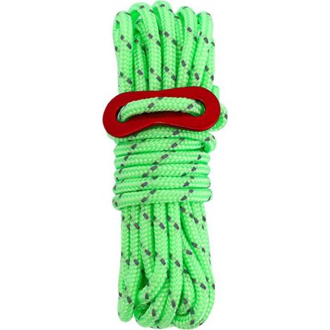 Cuerda para tienda de campaña de 8 piezas con tensores, cuerda reflectante, cuerda de nailon para camping, senderismo, toldo, tienda de campaña, 4 mm x 4 m (1/5)