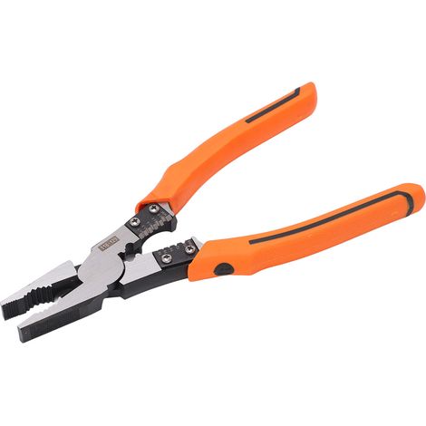Pince à dénuder multifonction, acier au chrome-vanadium industriel, coupe-fil ergonomique, pince à becs pour électricien, outil gain de temps, robuste et durable (1/5)