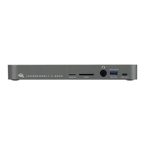OWC Thunderbolt 3 Dock 14-Port, Dockingstation ,grau, USB-C, LAN, mini DisplayPort