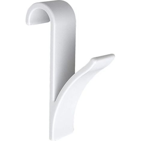 2 pièces crochet de radiateur crochet de radiateur sèche-serviettes plastique blanc crochet en plastique blanc (1/5)