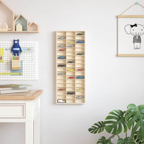 Display Case Brown 30 x 4.5 x 75 cm Engineered wood vidaXL